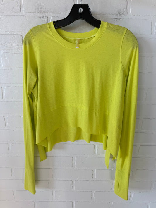 Top Long Sleeve By Free People In Yellow, Size: S