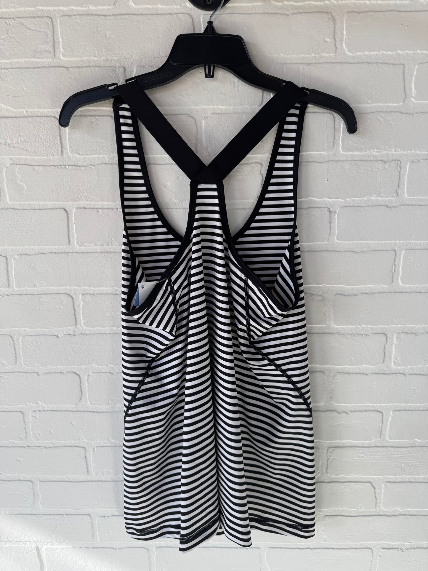 Athletic Tank Top By Zella In Black & White, Size: Xl