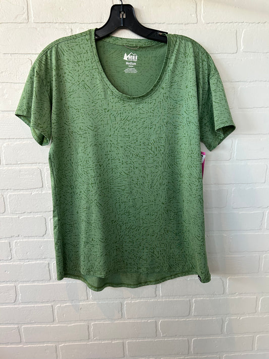 Athletic Top Short Sleeve By Rei In Green, Size: M