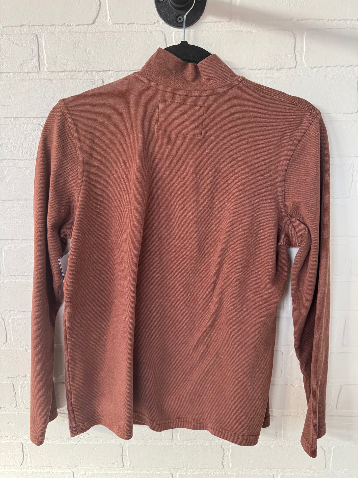 Top Long Sleeve By Natural Reflections In Brown, Size: M