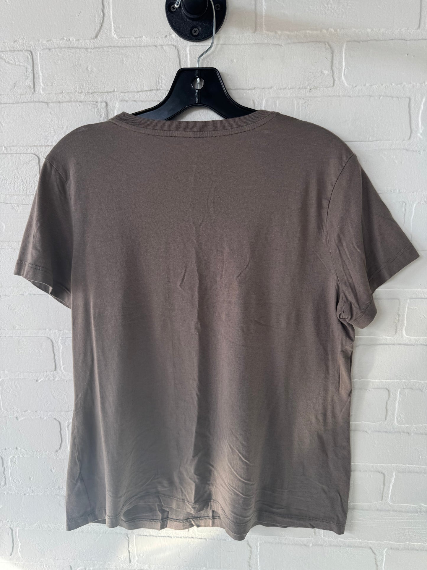 Top Short Sleeve Basic By A New Day In Brown, Size: Xl