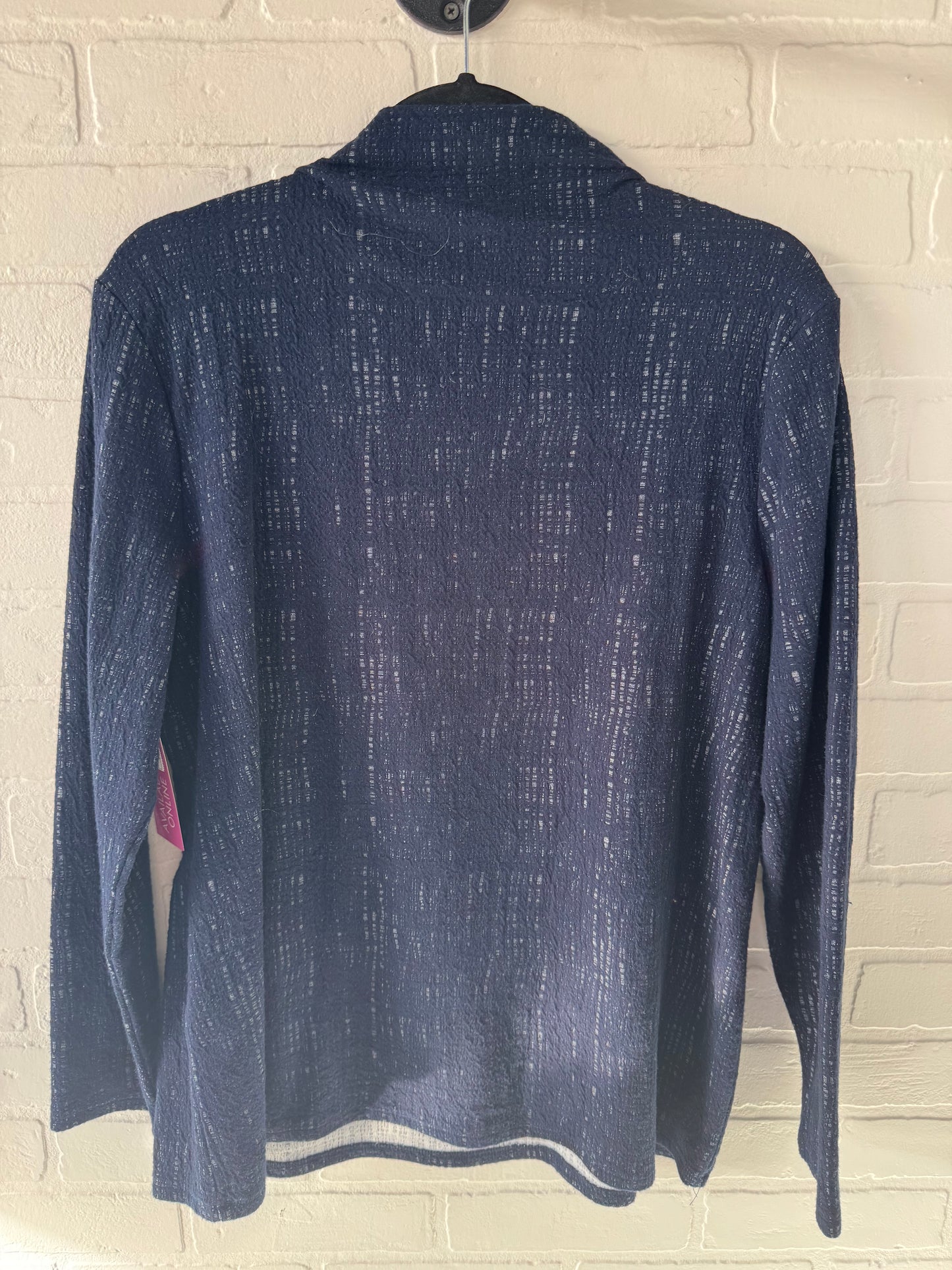 Top Long Sleeve By Chicos In Blue, Size: L