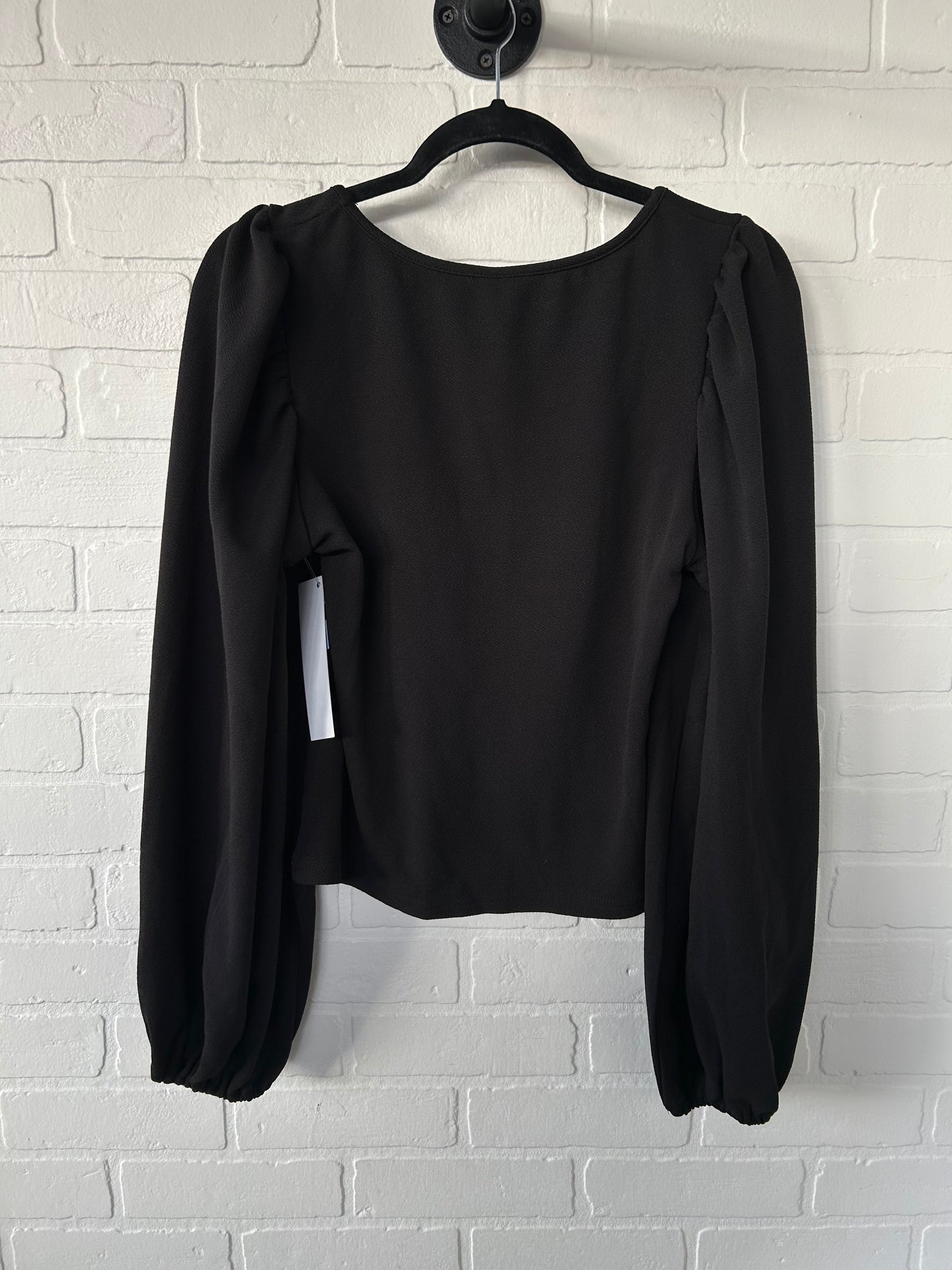 Top Long Sleeve By Cme In Black, Size: M