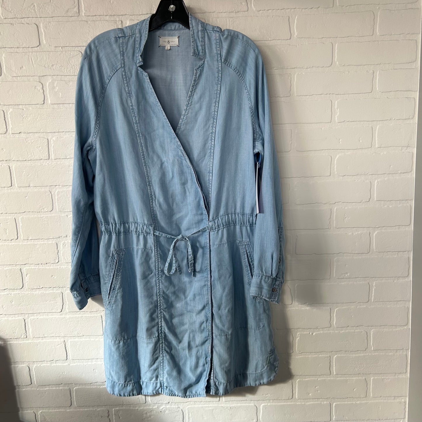 Dress Casual Short By Lou And Grey In Blue Denim, Size: L