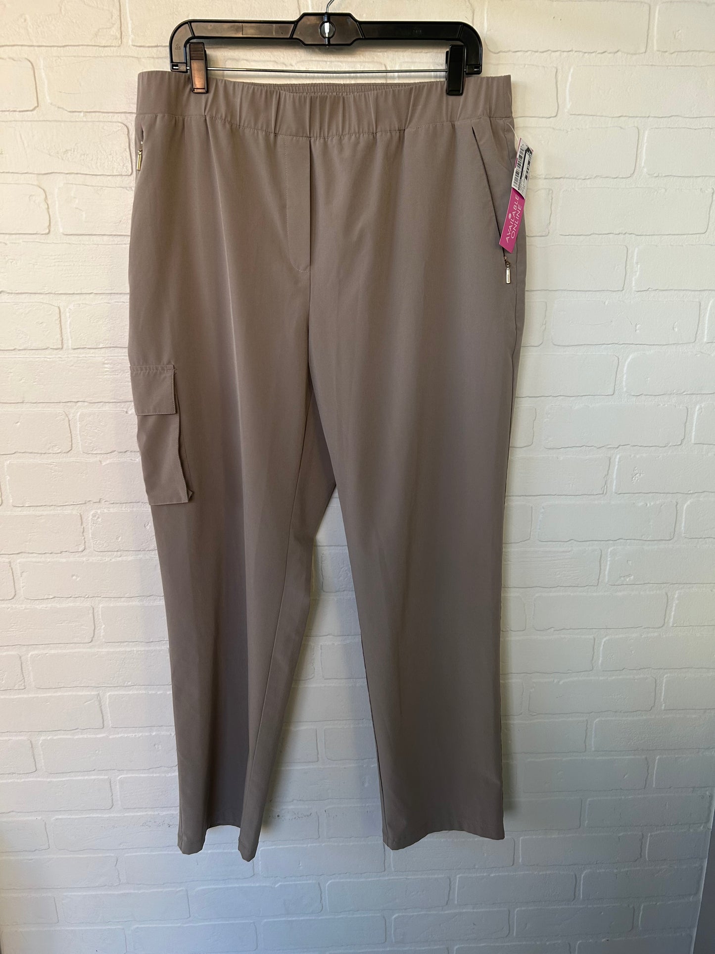 Athletic Pants By Chicos In Tan, Size: 14