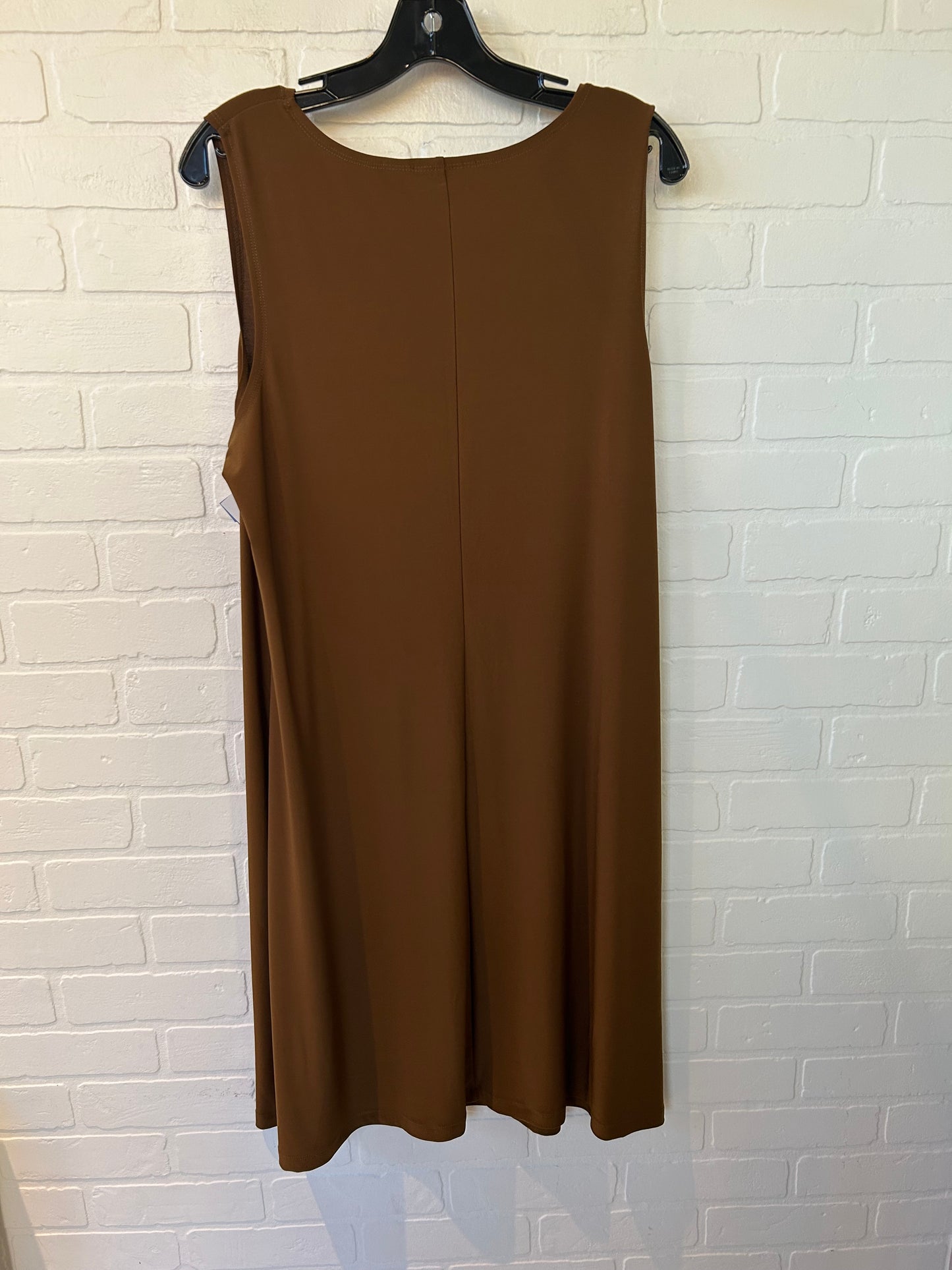 Dress Casual Midi By ATTITUDES BY RENEE In Brown, Size: L