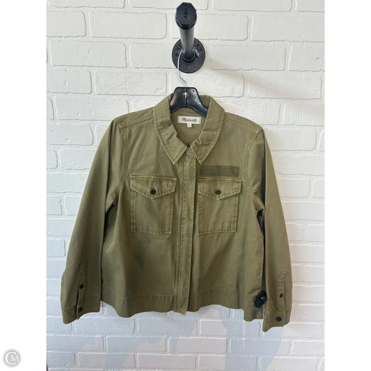 Jacket Denim By Madewell In Green, Size: M