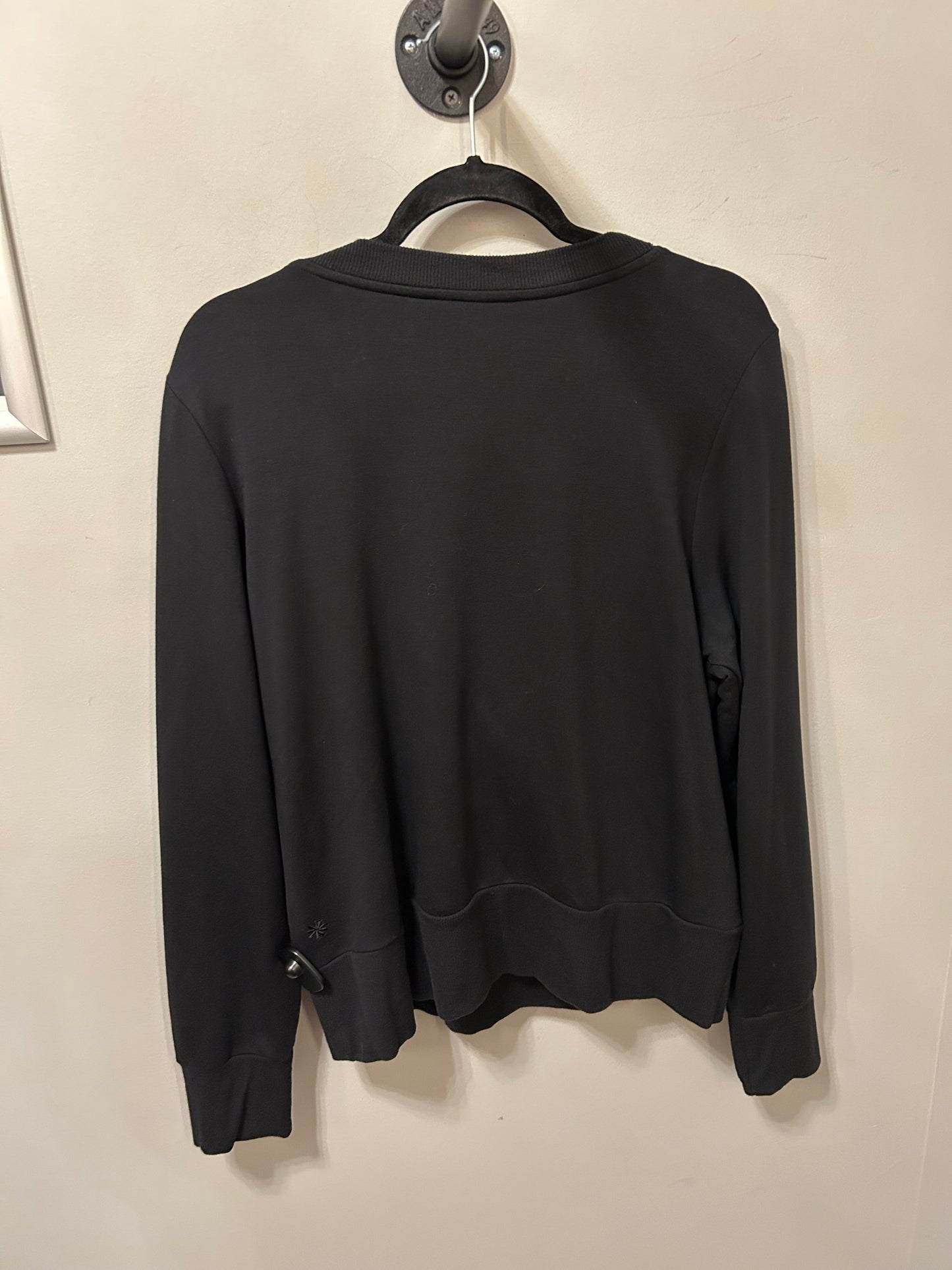 Athletic Sweatshirt Crewneck By Athleta In Black, Size: Xl