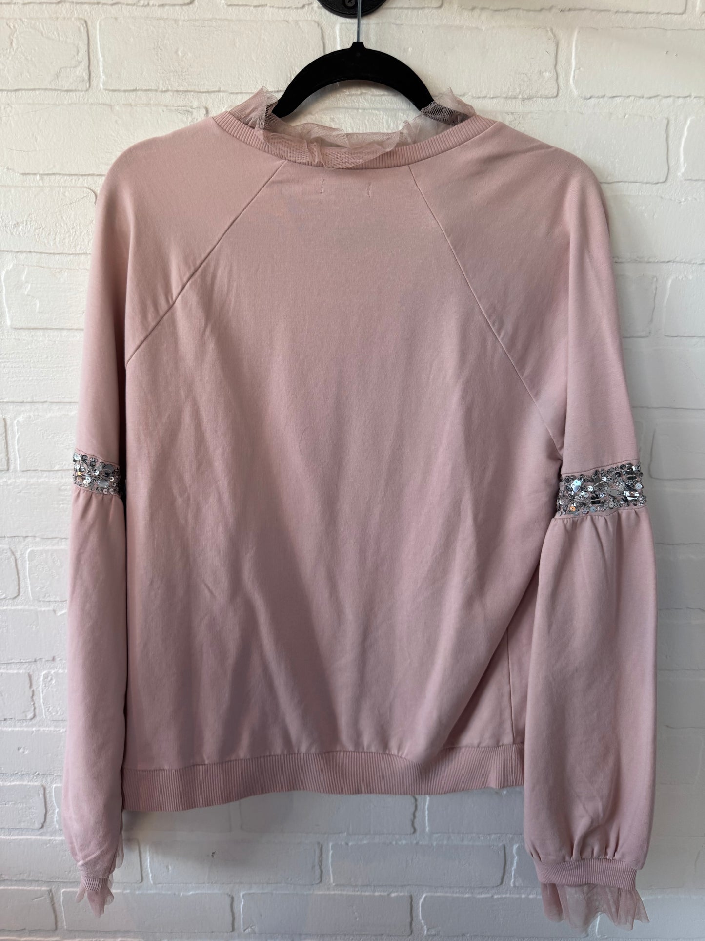 Top Long Sleeve By Halogen In Pink, Size: L