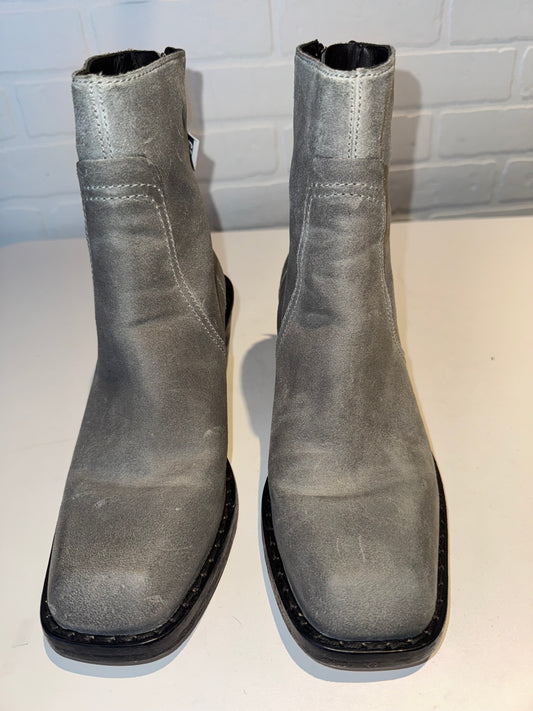 Boots Mid-calf Heels By Rag And Bone In Grey, Size: 7.5