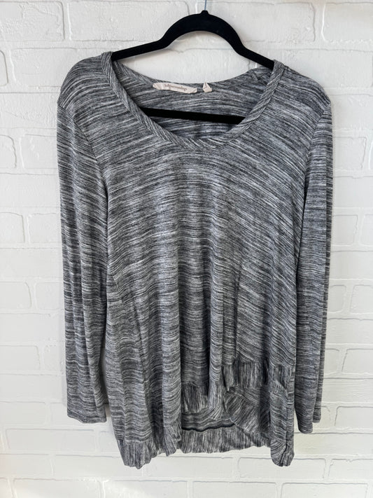 Tunic Long Sleeve By Soft Surroundings In Grey, Size: S