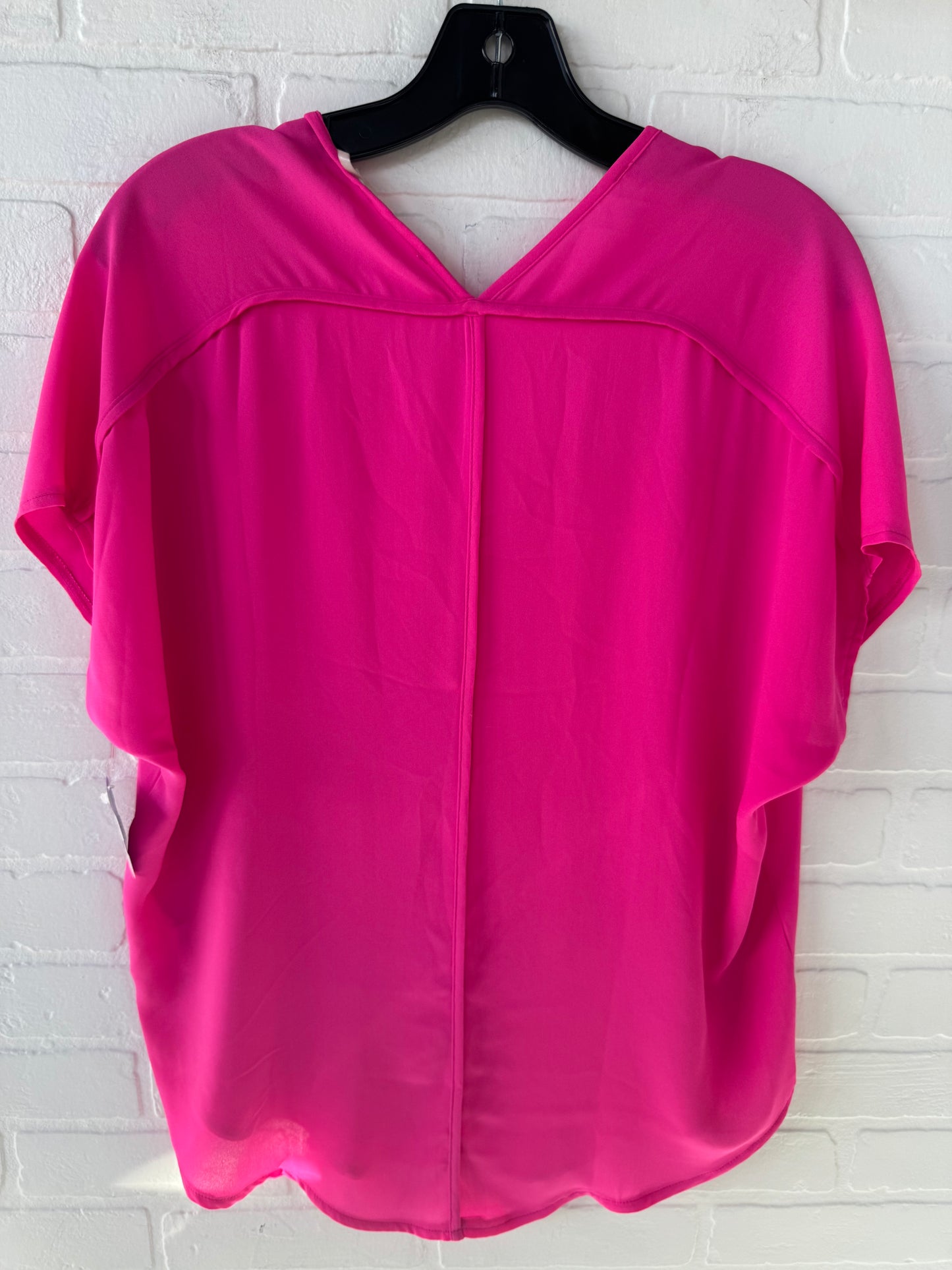 Top Short Sleeve By Lush In Pink, Size: S