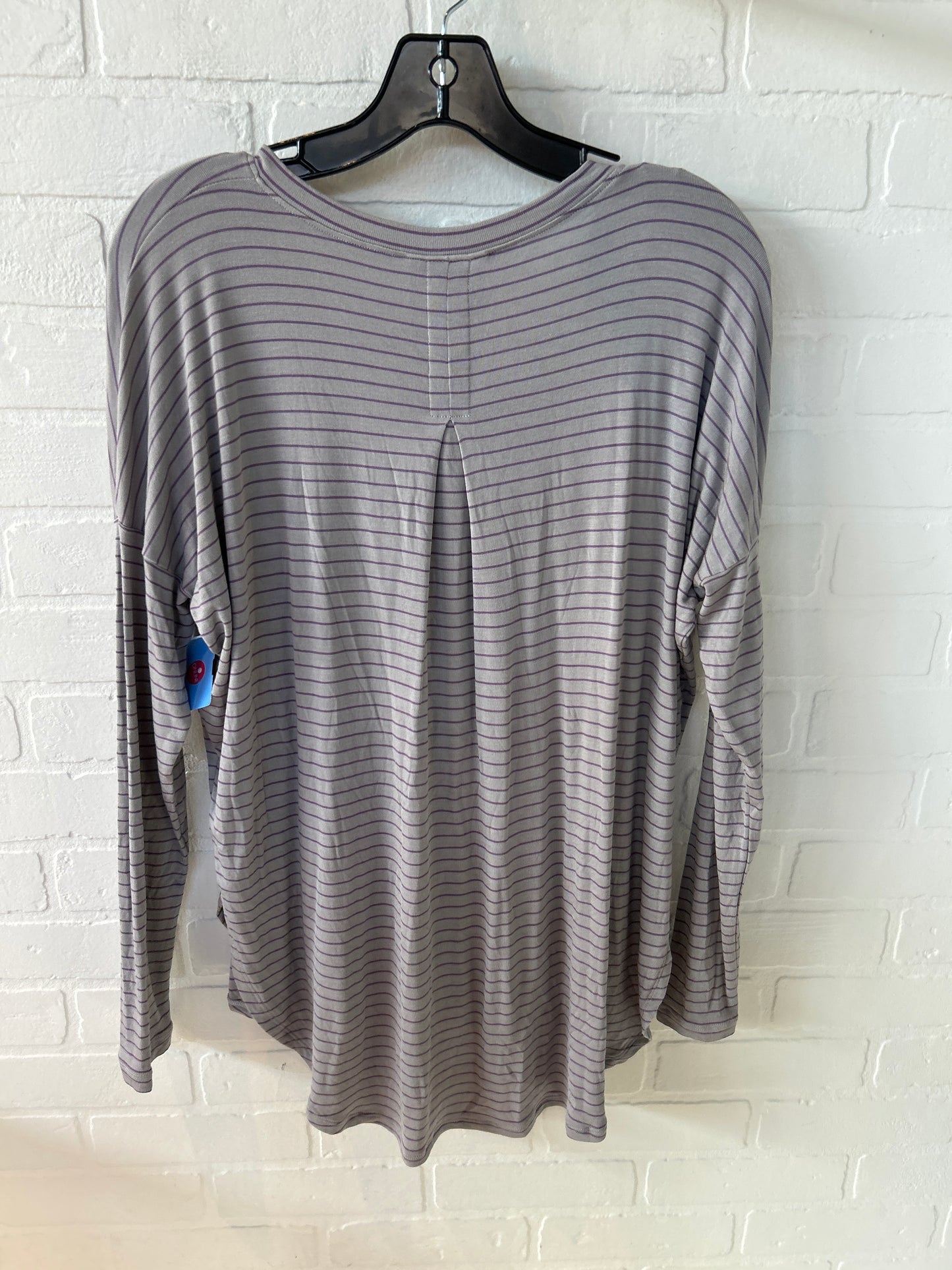 Top Long Sleeve By Cabi In Grey & Purple, Size: S