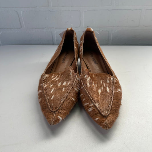 Shoes Flats By Jeffery Campbell In Brown & Cream, Size: 6