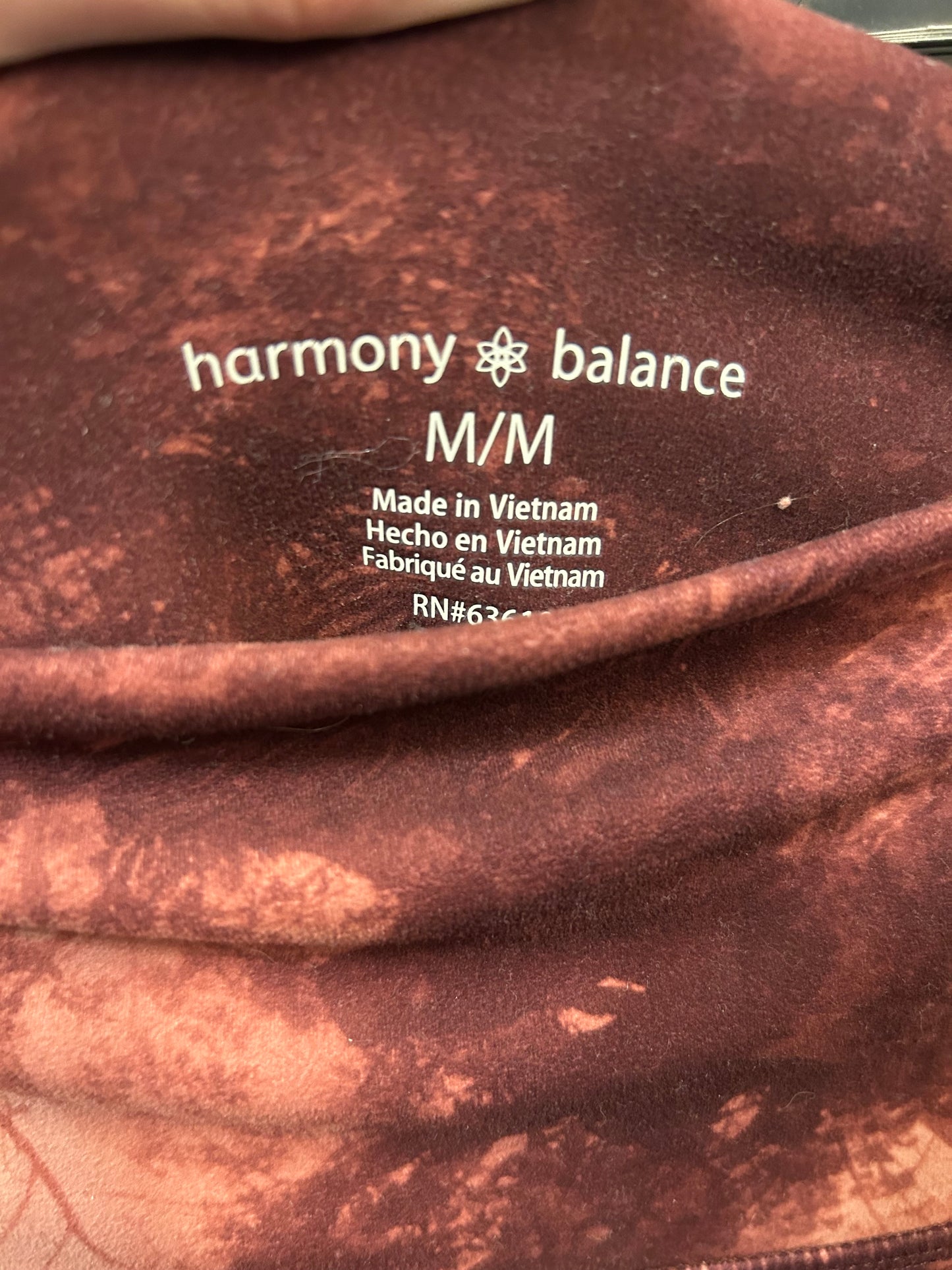 Athletic Leggings By HARMONY BALANCE In Brown, Size: 10