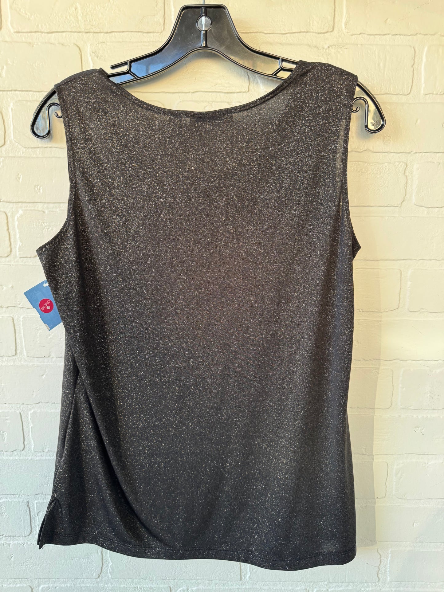 Top Sleeveless By Elementz In Bronze, Size: M