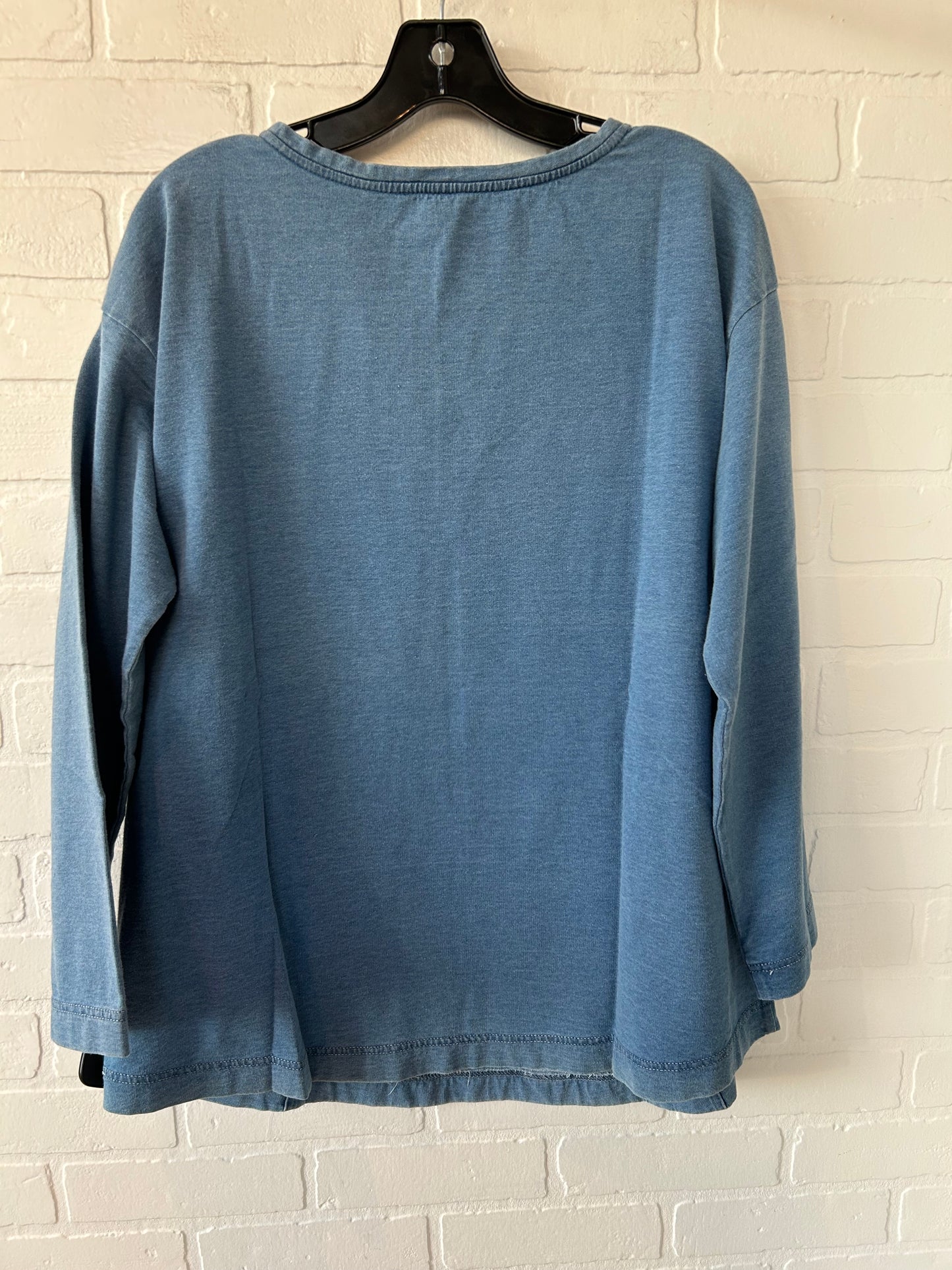 Tunic Long Sleeve By J. Jill In Blue, Size: L