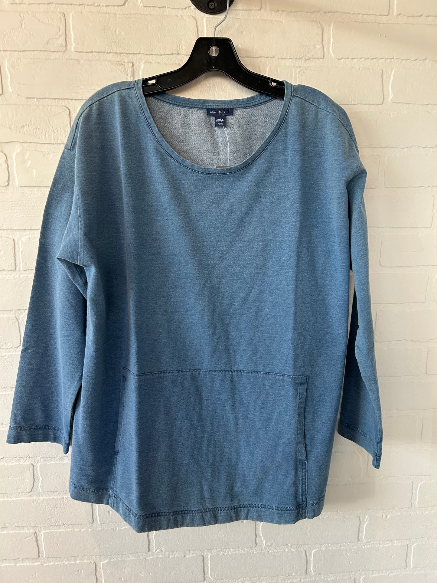 Tunic Long Sleeve By J. Jill In Blue, Size: L