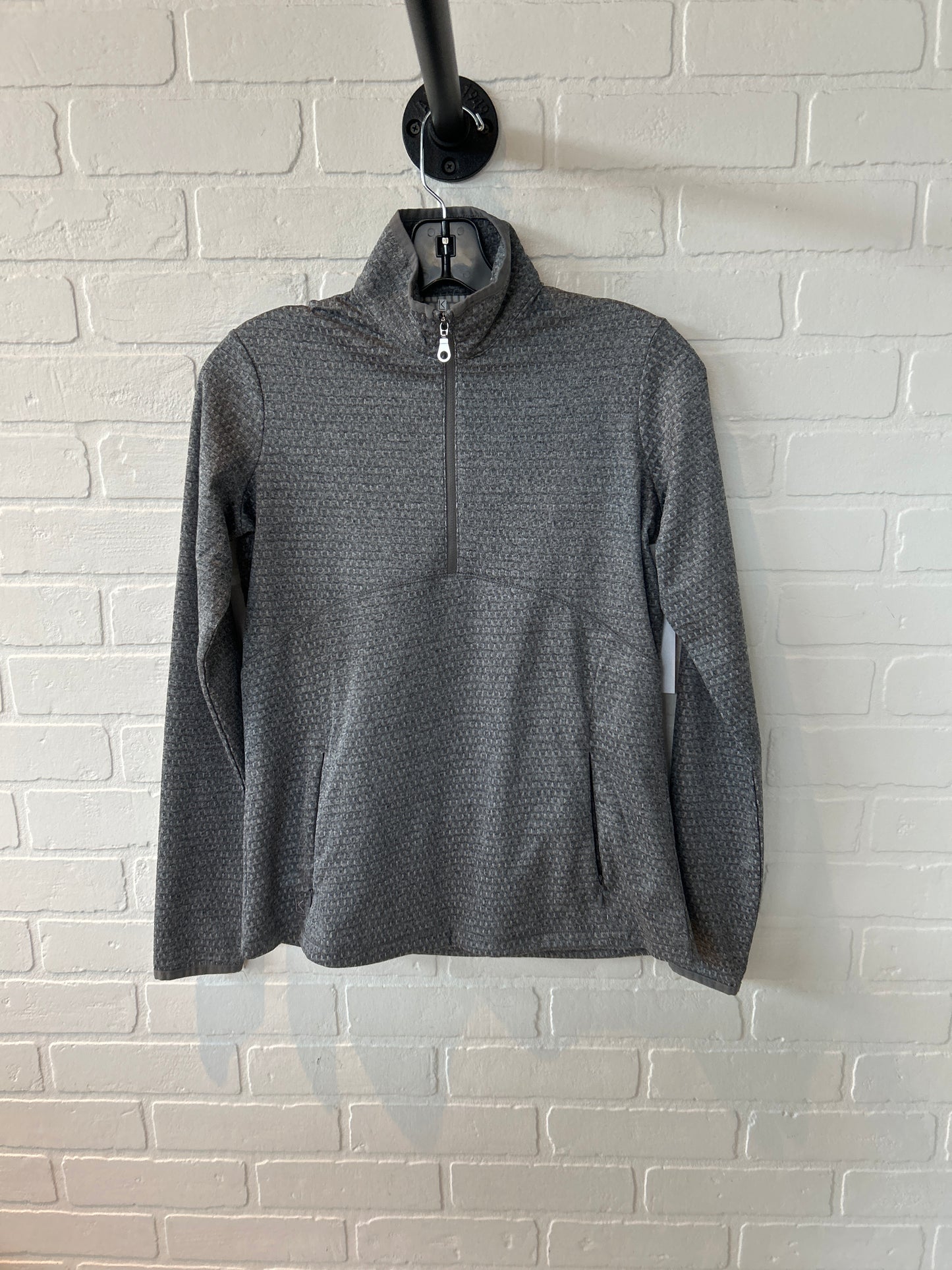 Athletic Jacket By Kate Lord In Grey, Size: S