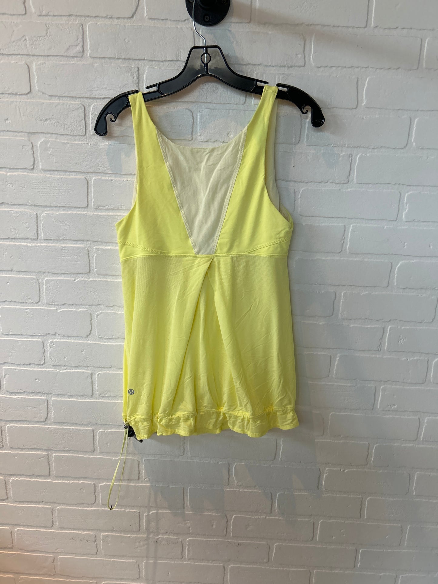 Athletic Tank Top By Lululemon In Yellow, Size: M