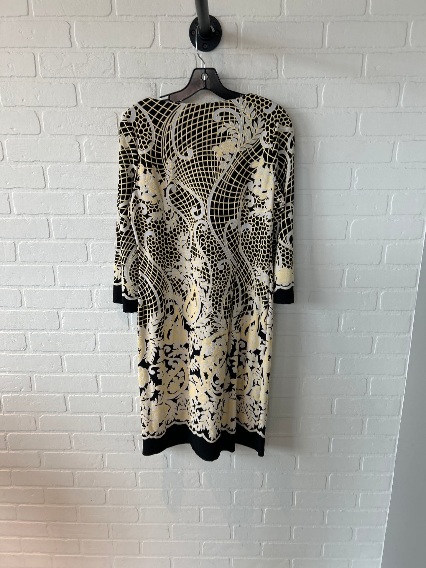 Dress Party Midi By Shelby And Palmer In Blue & Yellow, Size: L