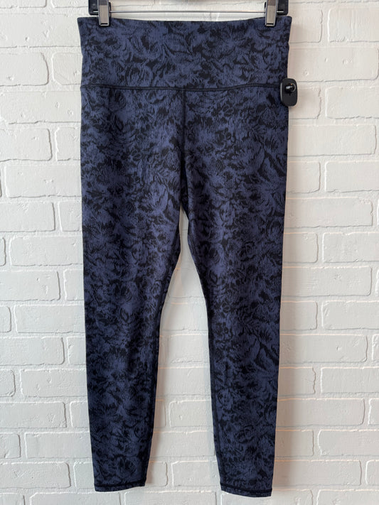 Athletic Leggings By Athleta In Black & Blue, Size: 12