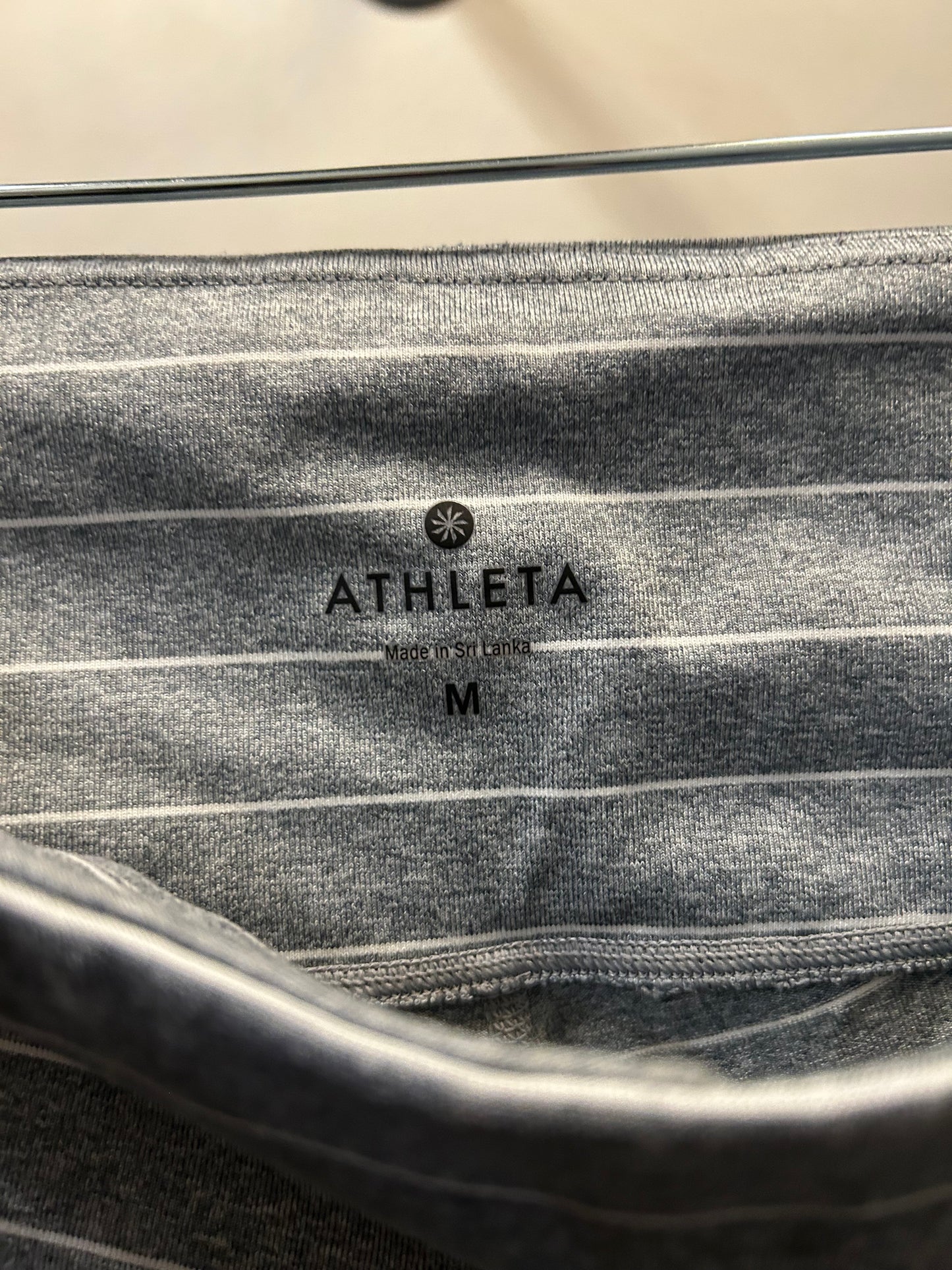 Athletic Pants By Athleta In Grey & White, Size: 10