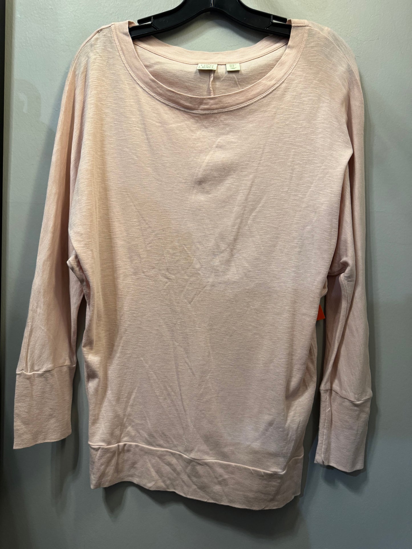 Top Long Sleeve By Lucy And Laurel In Pink, Size: M