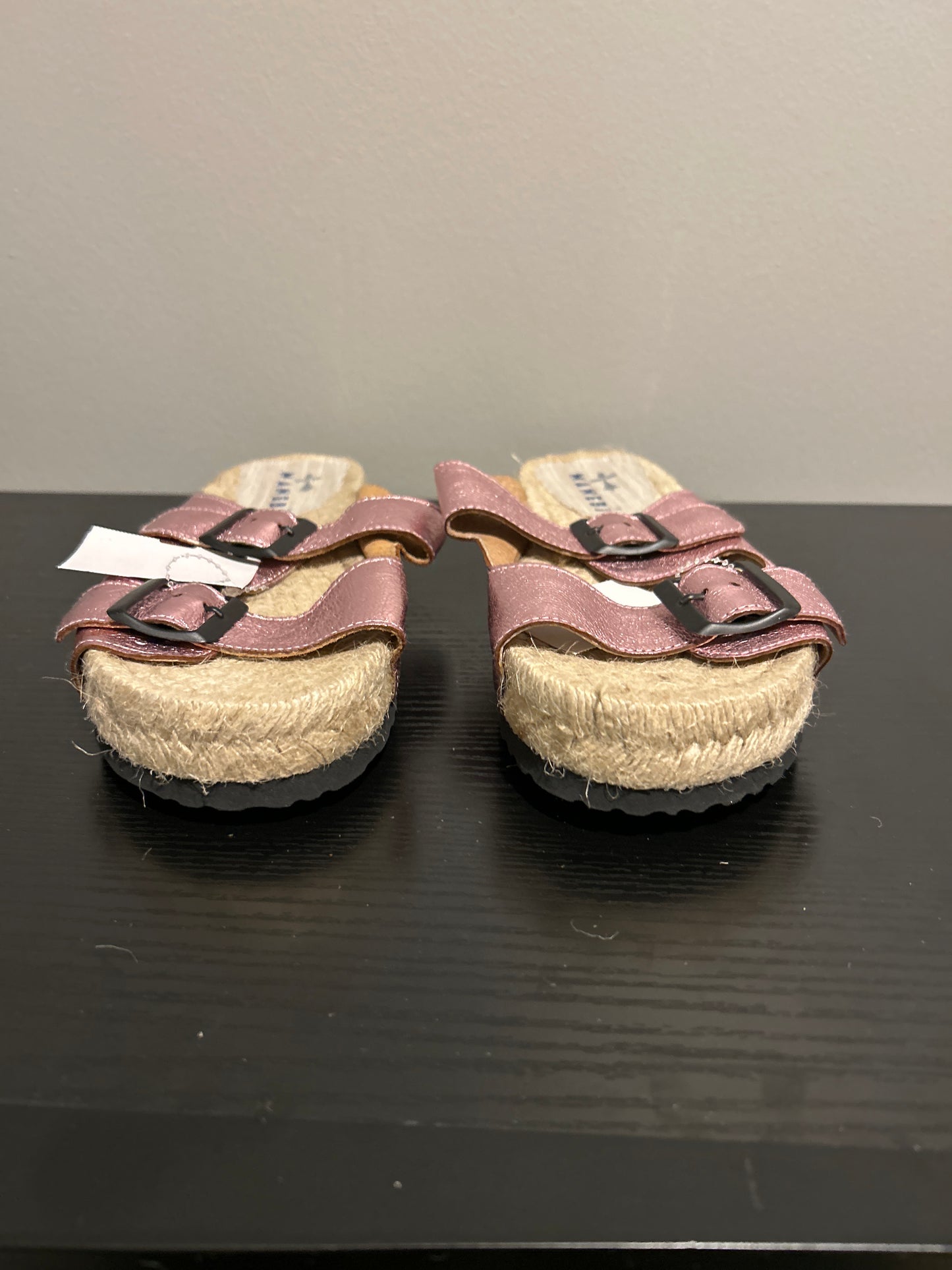 Sandals Flats By Cmc In Pink & Tan, Size: 7.5