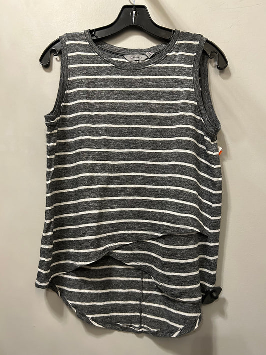 Athletic Tank Top By Athleta In Grey & White, Size: Xs