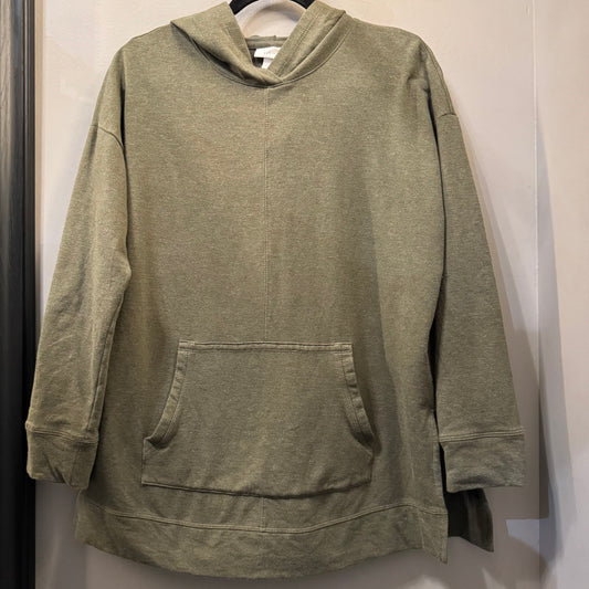 Sweatshirt Hoodie By J. Jill In Green, Size: S