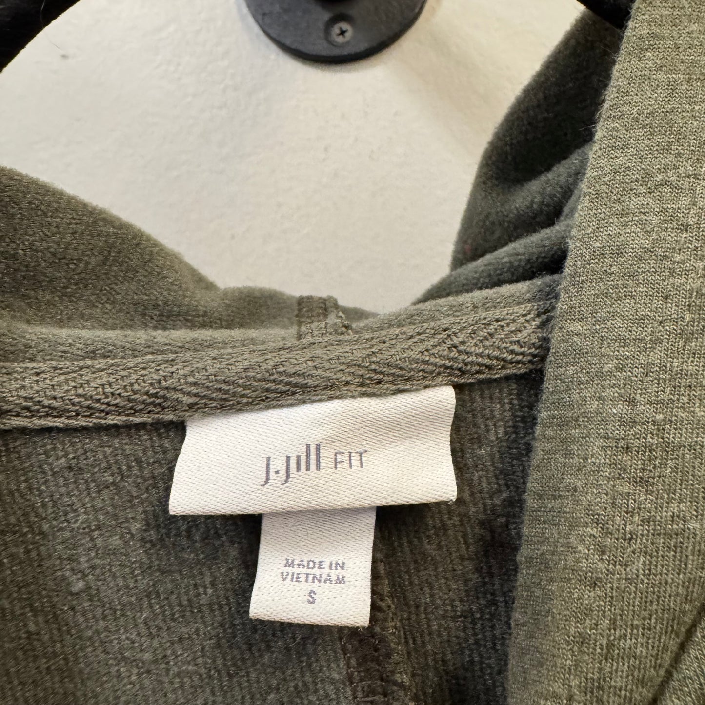 Sweatshirt Hoodie By J. Jill In Green, Size: S
