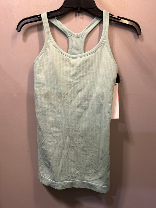 Athletic Tank Top By Lululemon In Aqua, Size: S