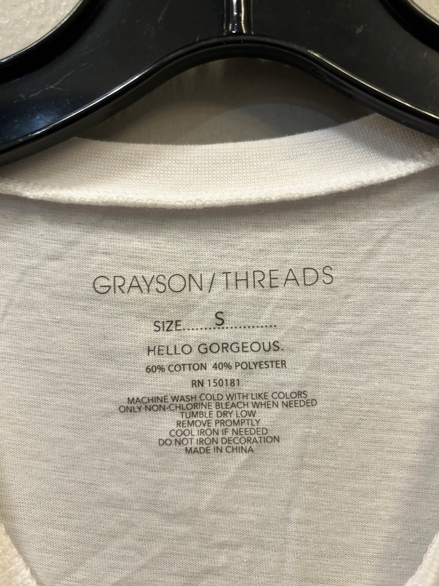 Top Short Sleeve Basic By Grayson Threads In Blue & Red & White, Size: S