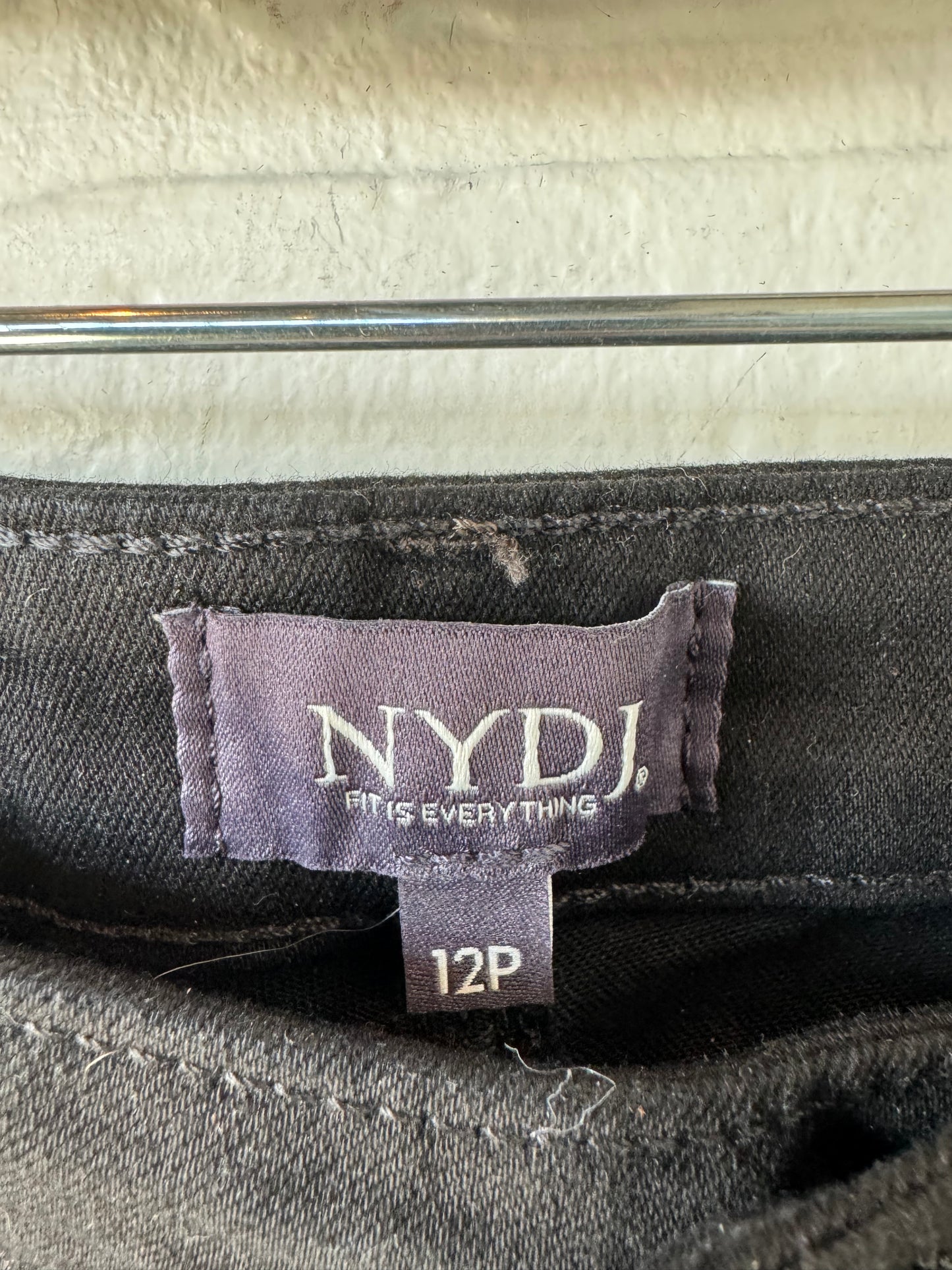 Jeans Boot Cut By Not Your Daughters Jeans In Black Denim, Size: 12p