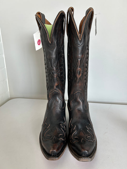 Boots Western By Freebird In Brown, Size: 6