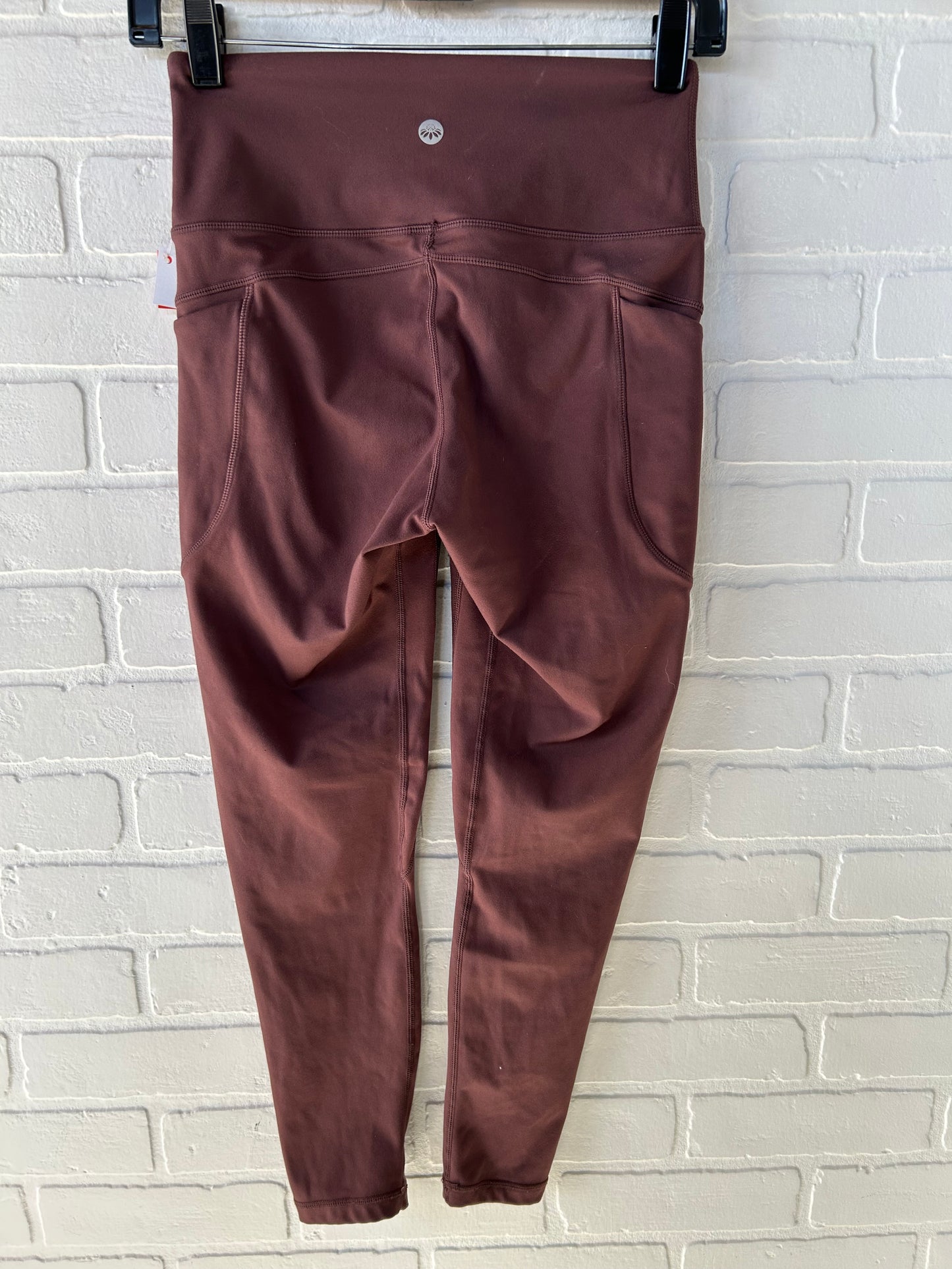 Athletic Leggings By Cme In Brown, Size: 6