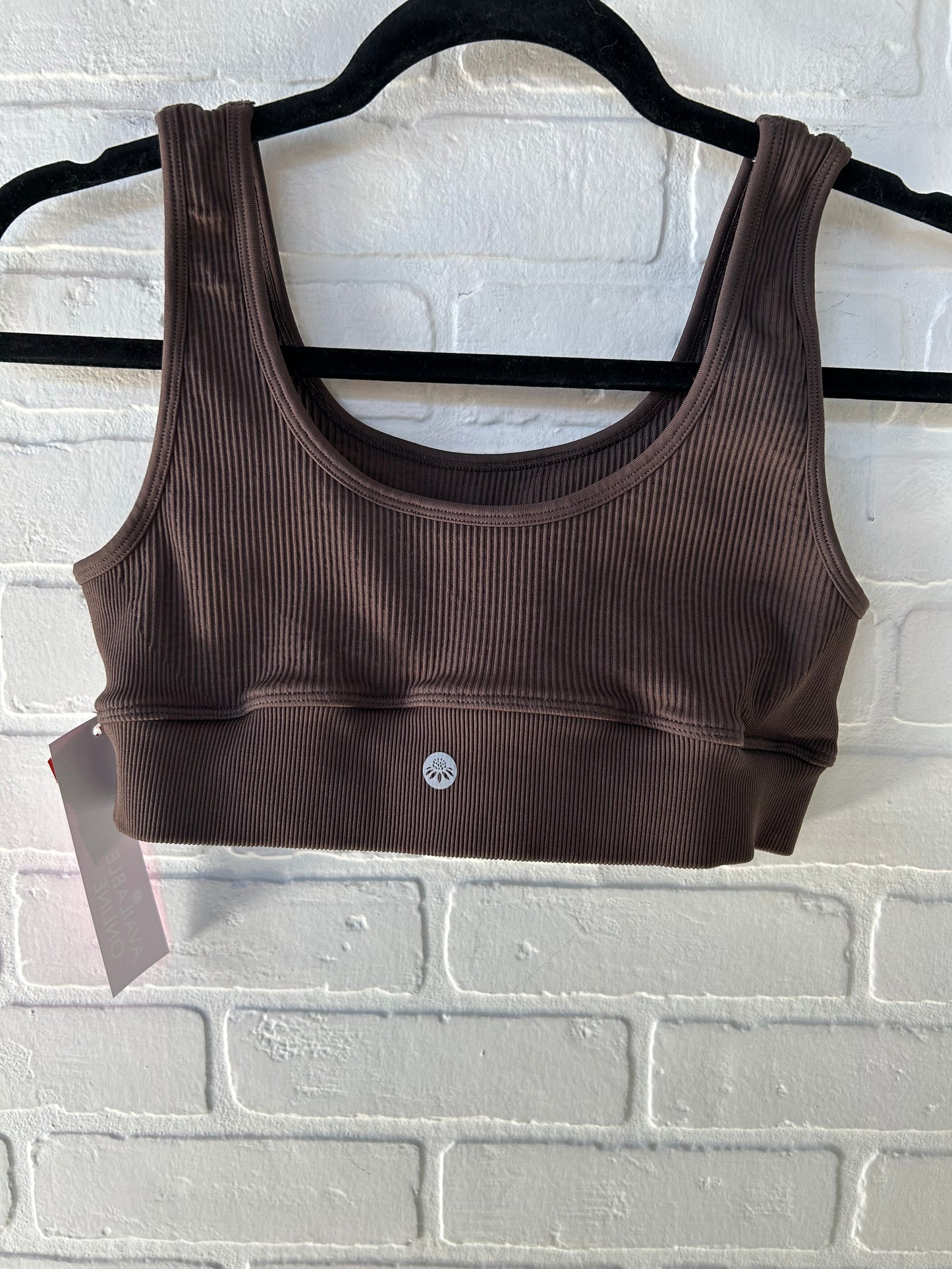 Athletic Bra By Cme In Brown, Size: M