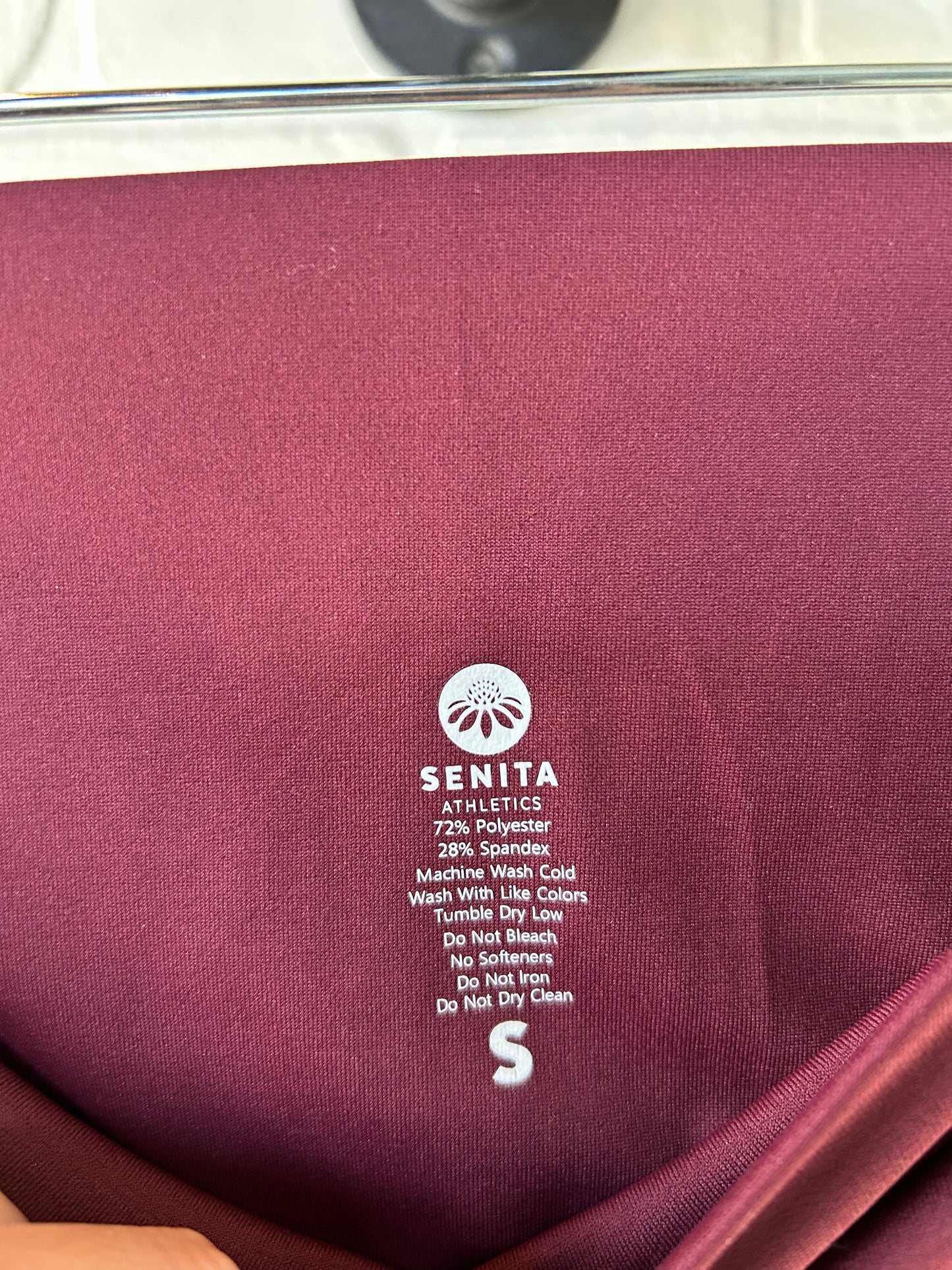 Athletic Leggings By Cme In Maroon, Size: 4