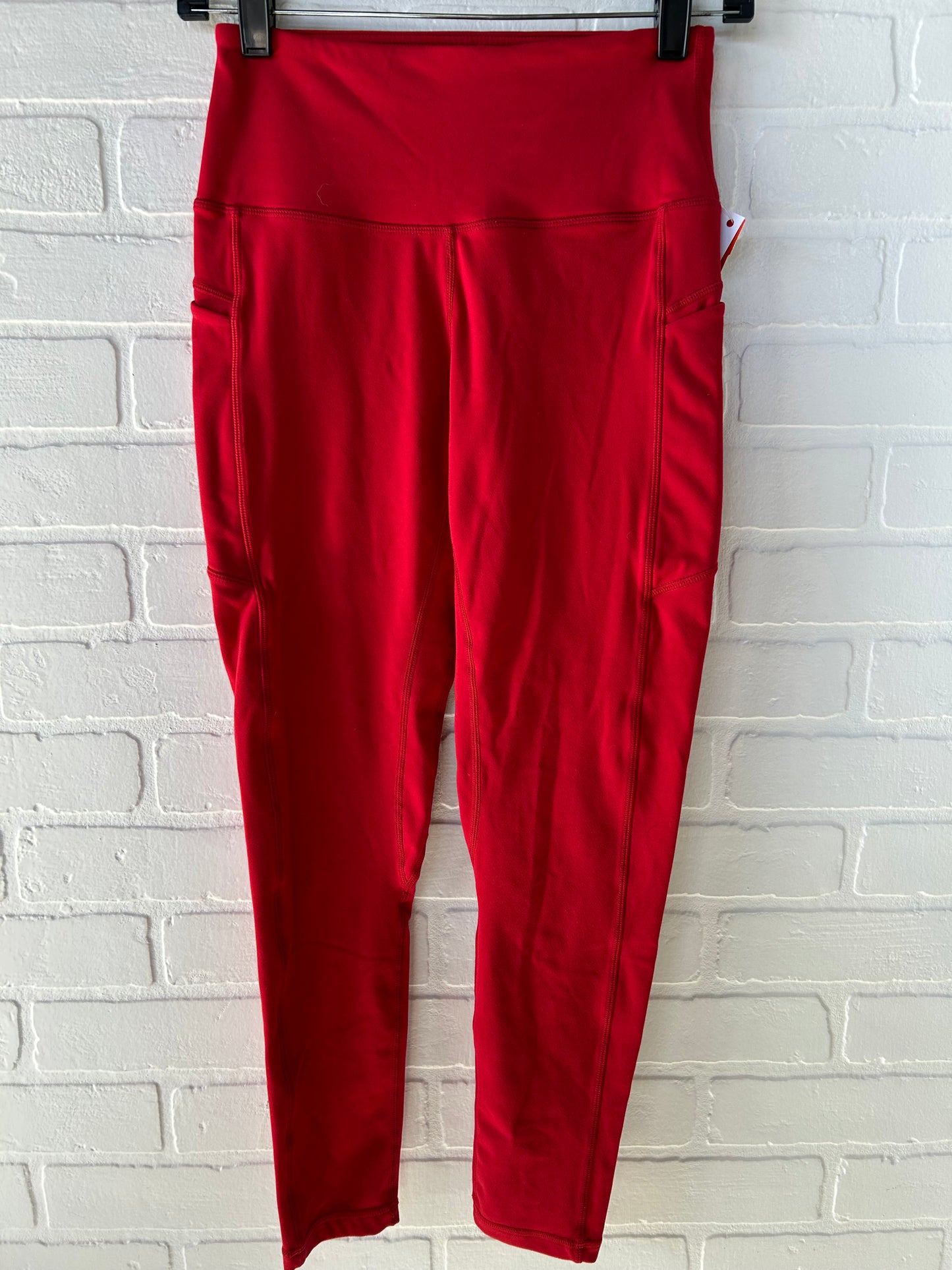 Athletic Leggings By Cme In Red, Size: 4