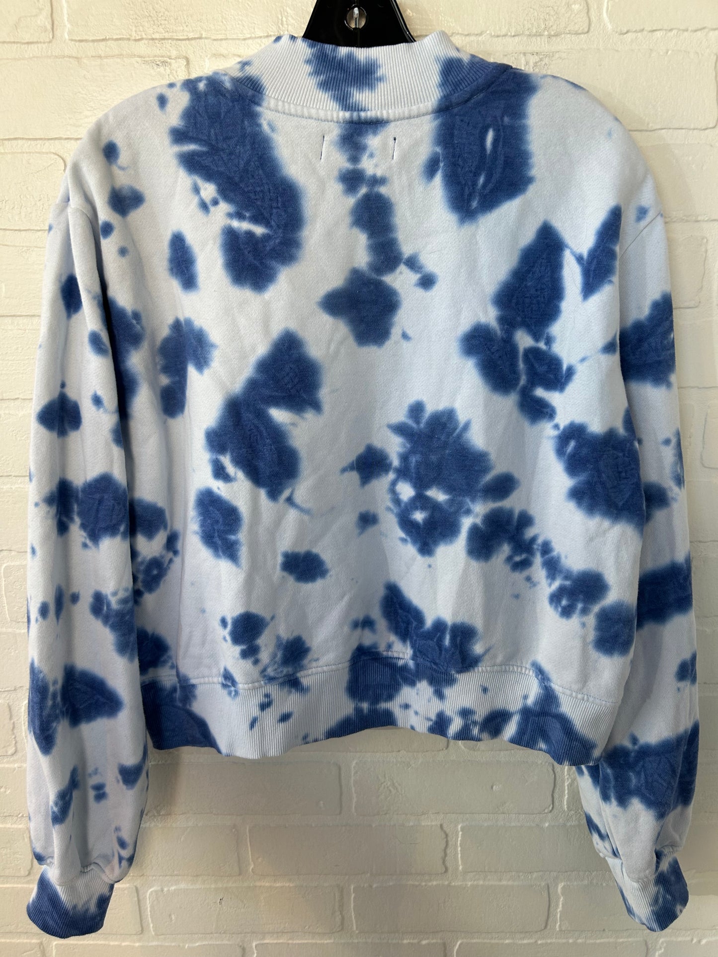 Sweatshirt Crewneck By Junk Food In Blue & White, Size: M