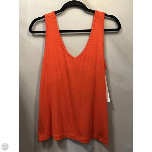 Top Sleeveless By Cabi In Orange, Size: S