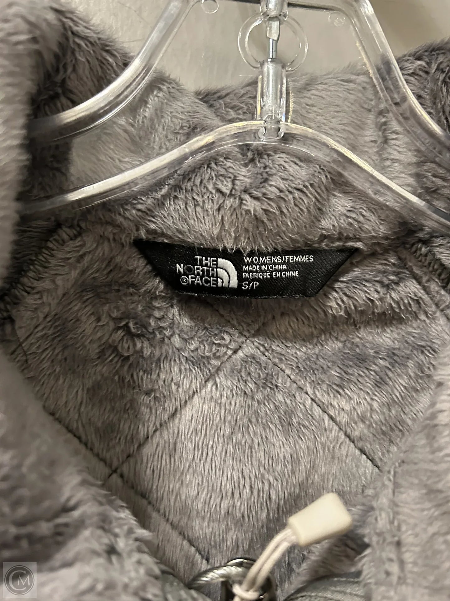 Jacket Fleece By The North Face In Green & Grey, Size: S
