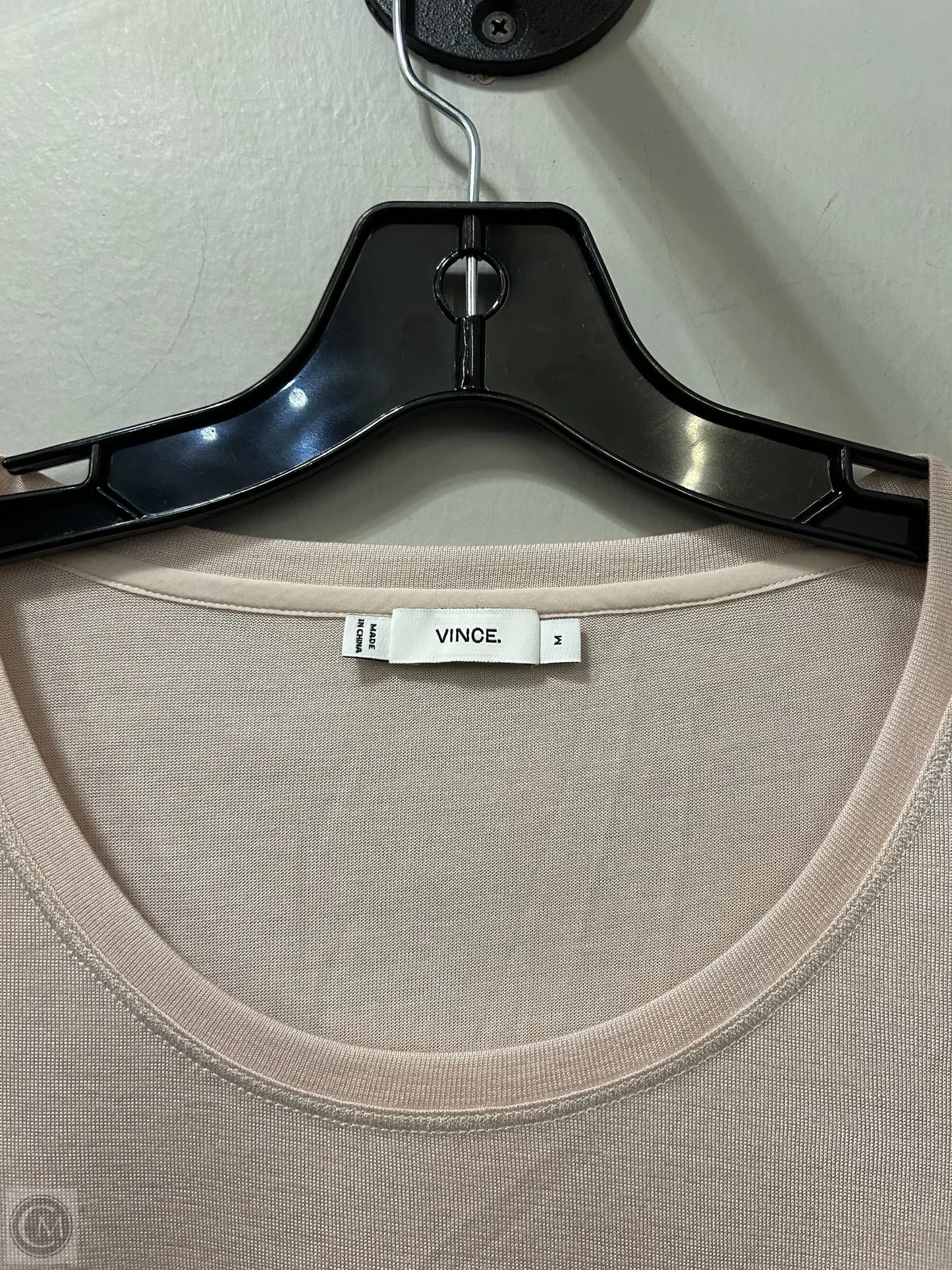 Top Short Sleeve By Vince In Pink, Size: M