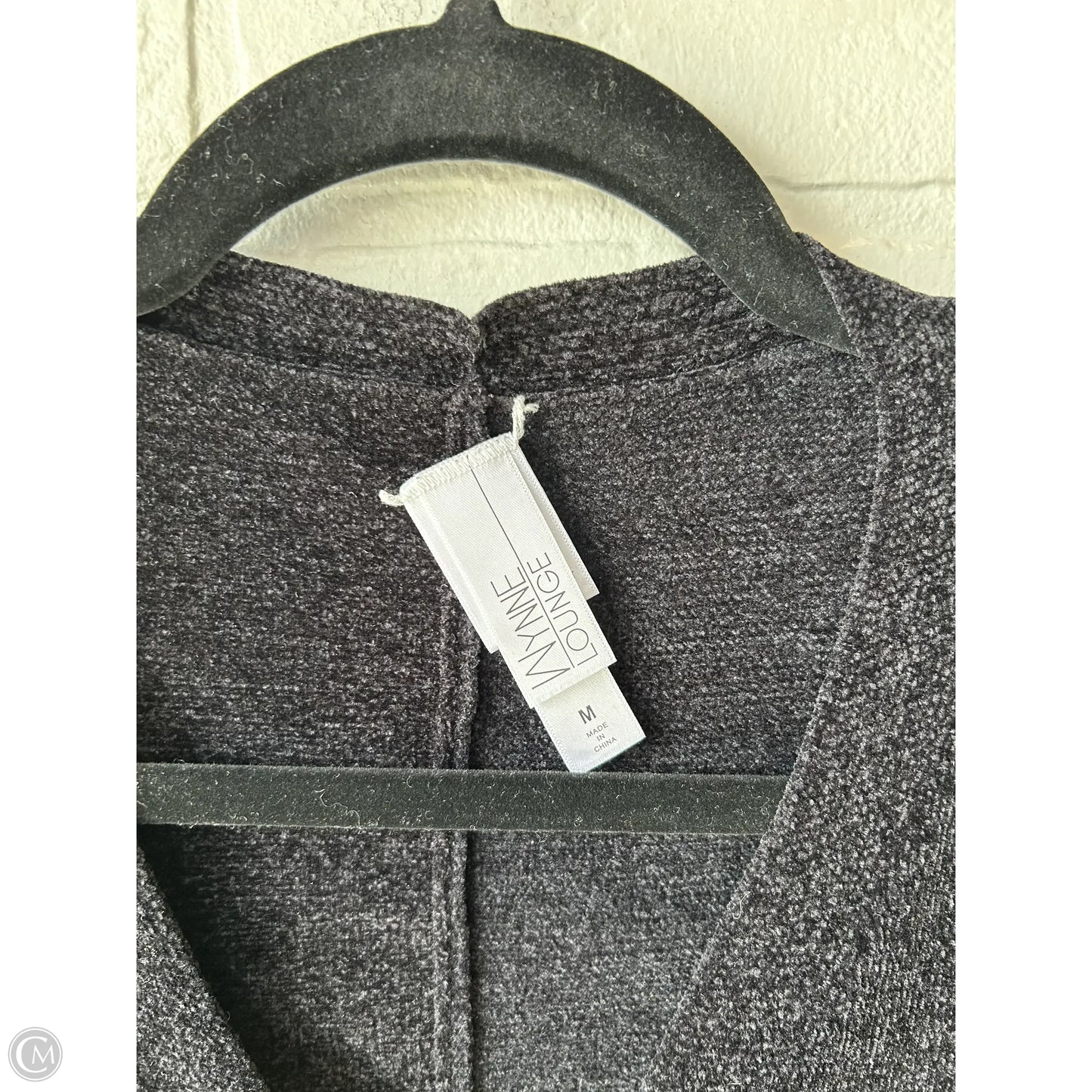Sweater Cardigan By WYNNE LOUNGE In Black, Size: M