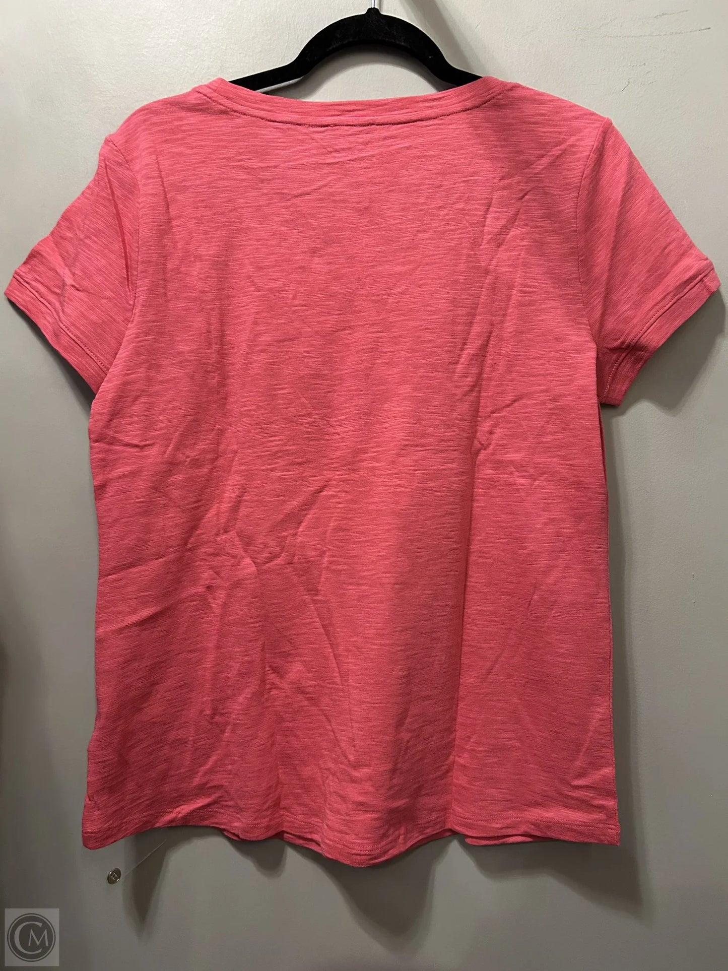 Top Short Sleeve By Talbots In Pink, Size: M