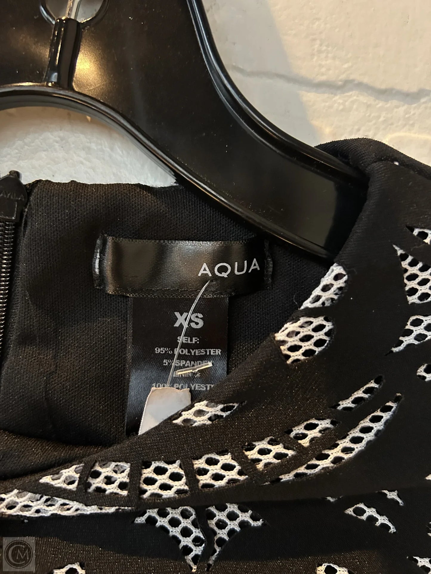 Dress Party Short By Aqua In Black & White, Size: Xs