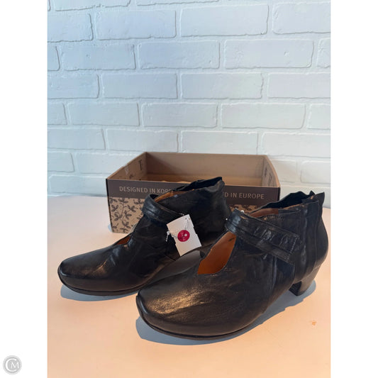 Shoes Heels Block By Think In Black, Size: 9.5
