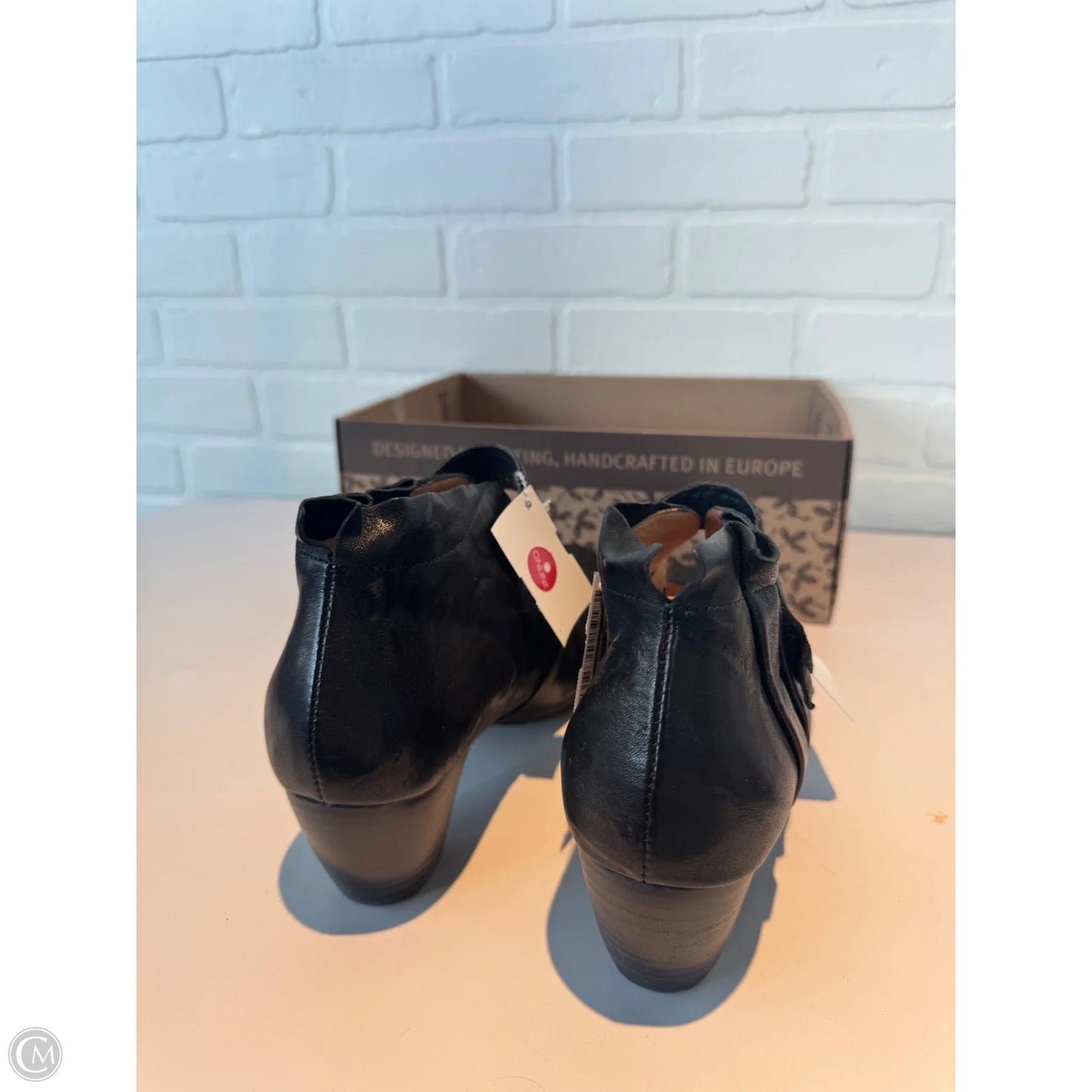 Shoes Heels Block By Think In Black, Size: 9.5