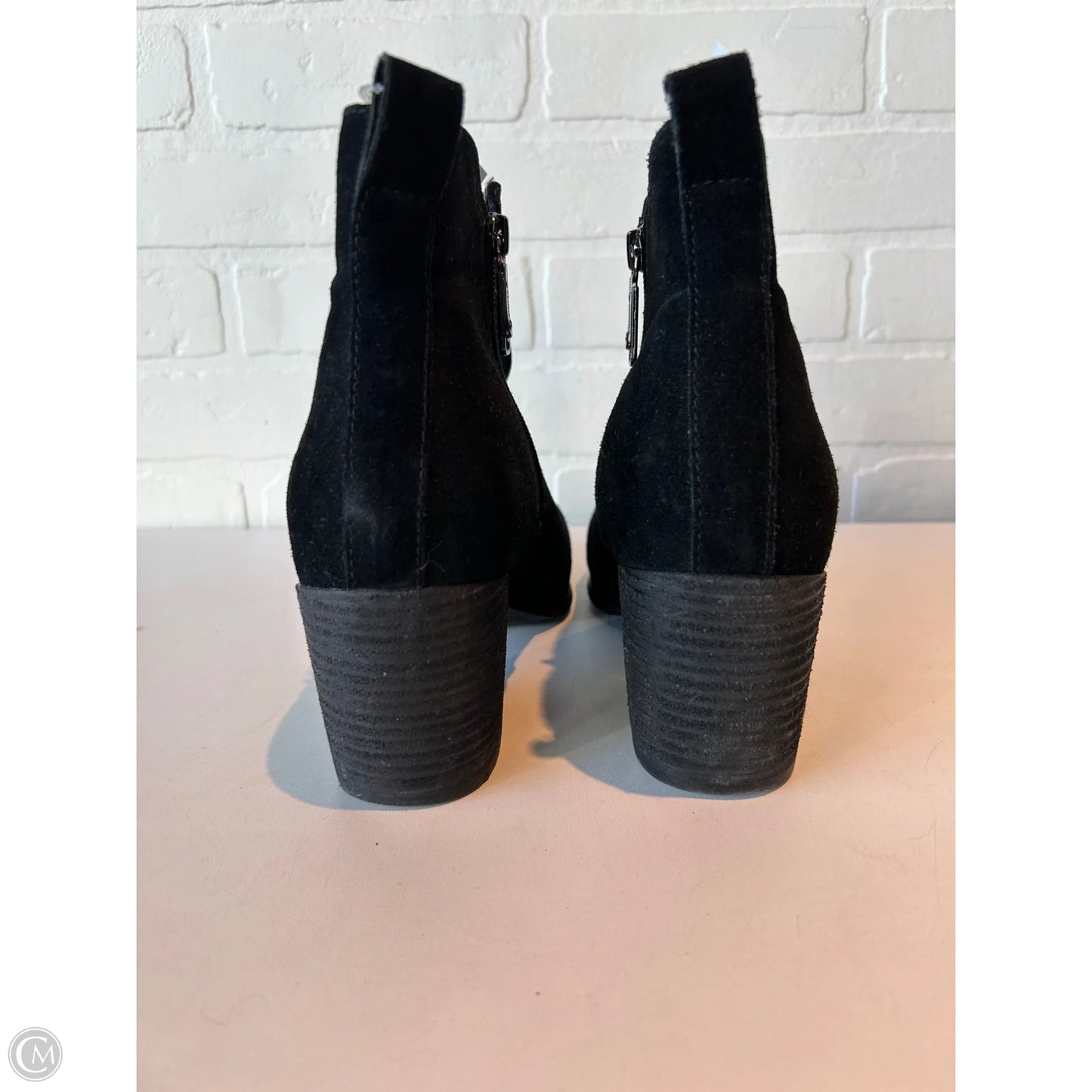 Boots Ankle Heels By Blondo In Black, Size: 10